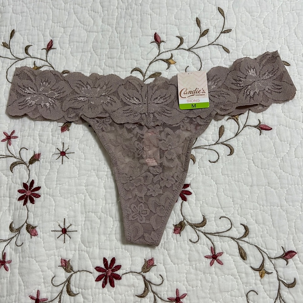 Candies Thong Underwear Size M